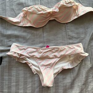 Victoria's Secret Pink and White Bikini